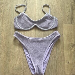 Abercrombie & Fitch Light Purple Bikini Set